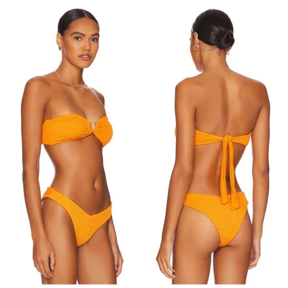 WeWoreWhat U Ring Bandeau Top Delilah Bottoms Bikini
